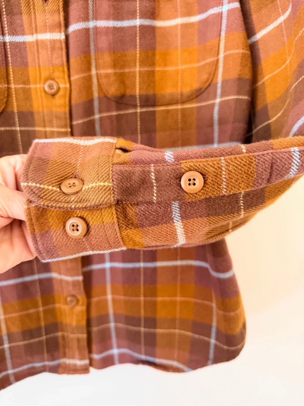 Patagonia Women's Fjord Flannel Shirt Organic Cotton Color Happy Camper: Shelter